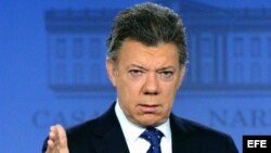 El presidente de Colombia, Juan Manuel Santos.