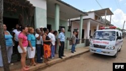 ARCHIVO. Vecinos de Pedro Betancourt, en Matanzas, Cuba. 