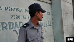 Foto de archivo de un policía cubano (PNR).