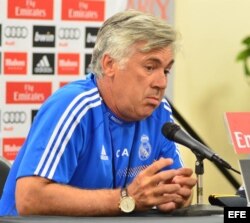 El director técnico del Real Madrid, Carlo Ancelotti.